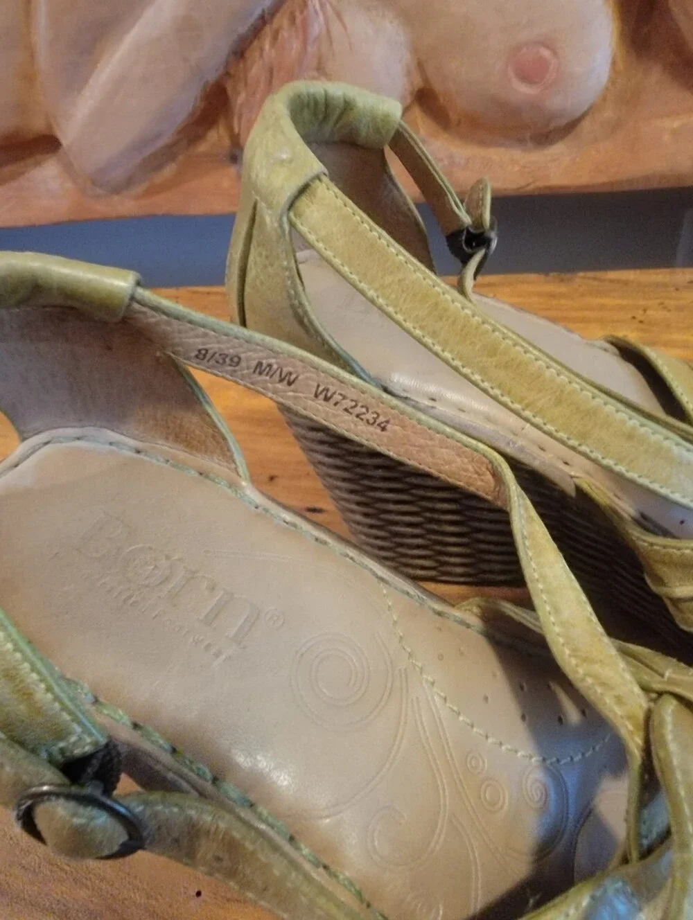 Born Y2K Green Leather 1.5